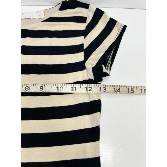 Rachel Parcell Striped Tshirt Dress Sz XS Black/Cream  Jersey Soft - Picture 7 of 8